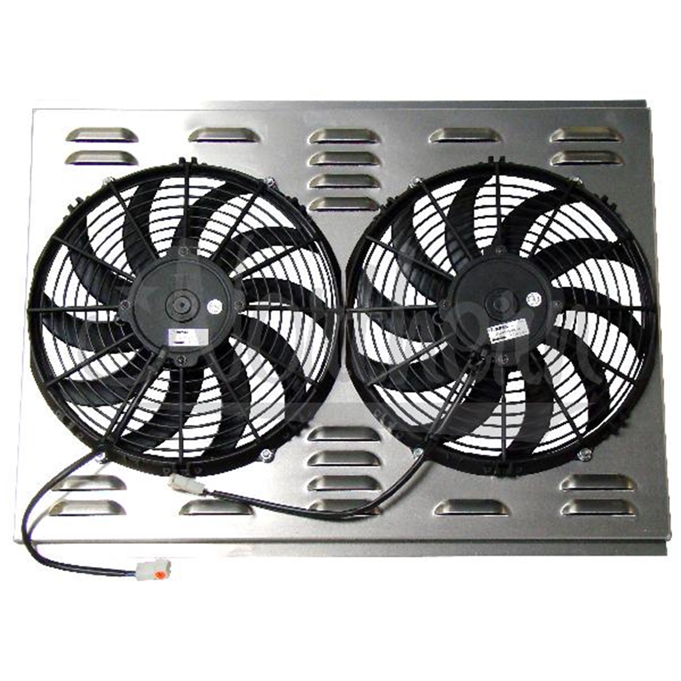 Dual 12" Electric Fan & Shroud (18 1/8 x 26 x 2 5/8)