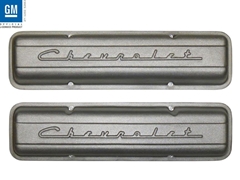 Chevy Small Block, Pre-86, CHEVROLET Script Valve Covers