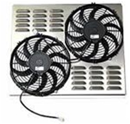 Dual 11" Electric Fan & Shroud (18 1/8 x 22 3/8 x 2 5/8)
