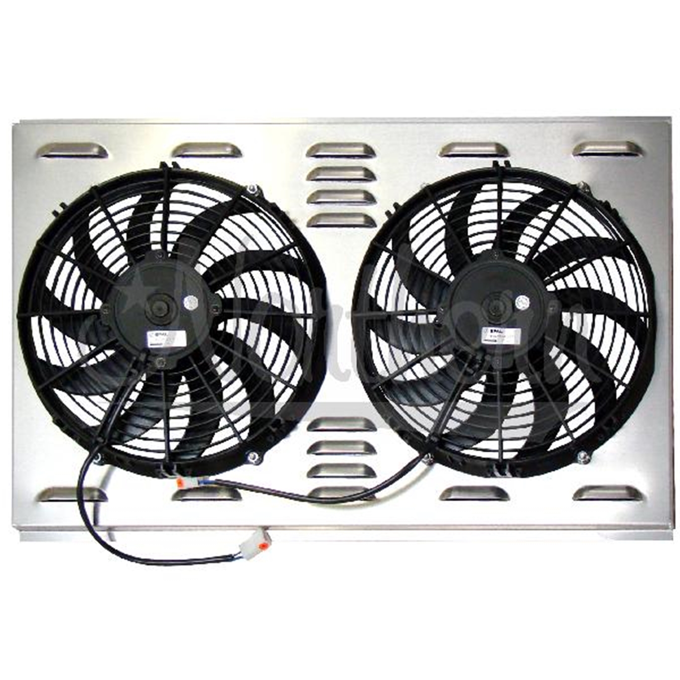 Dual 12" Electric Fan & Shroud (fits Pickups)17 x 28 x 2