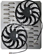 Dual 11" Electric Fan & Shroud (18 1/8 x 22 1/8 x 2 5/8)