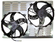 Dual Hi Amp 11" Electric Fan & Shroud (Fits 1968-69 Camaro)17 5/8 x 23 5/8 x 3 7