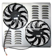 Dual 10" Electric Fan & Shroud (18 1/8 x 20 3/4 x 2 5/8)