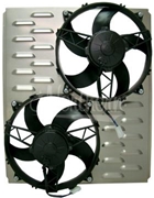 Dual Hi Amp 11" Electric Fan & Shroud (18 1/8 x 22 1/8 X 4 1/2)