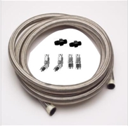 PTFE Cooler Line Kit, Steel Fittings