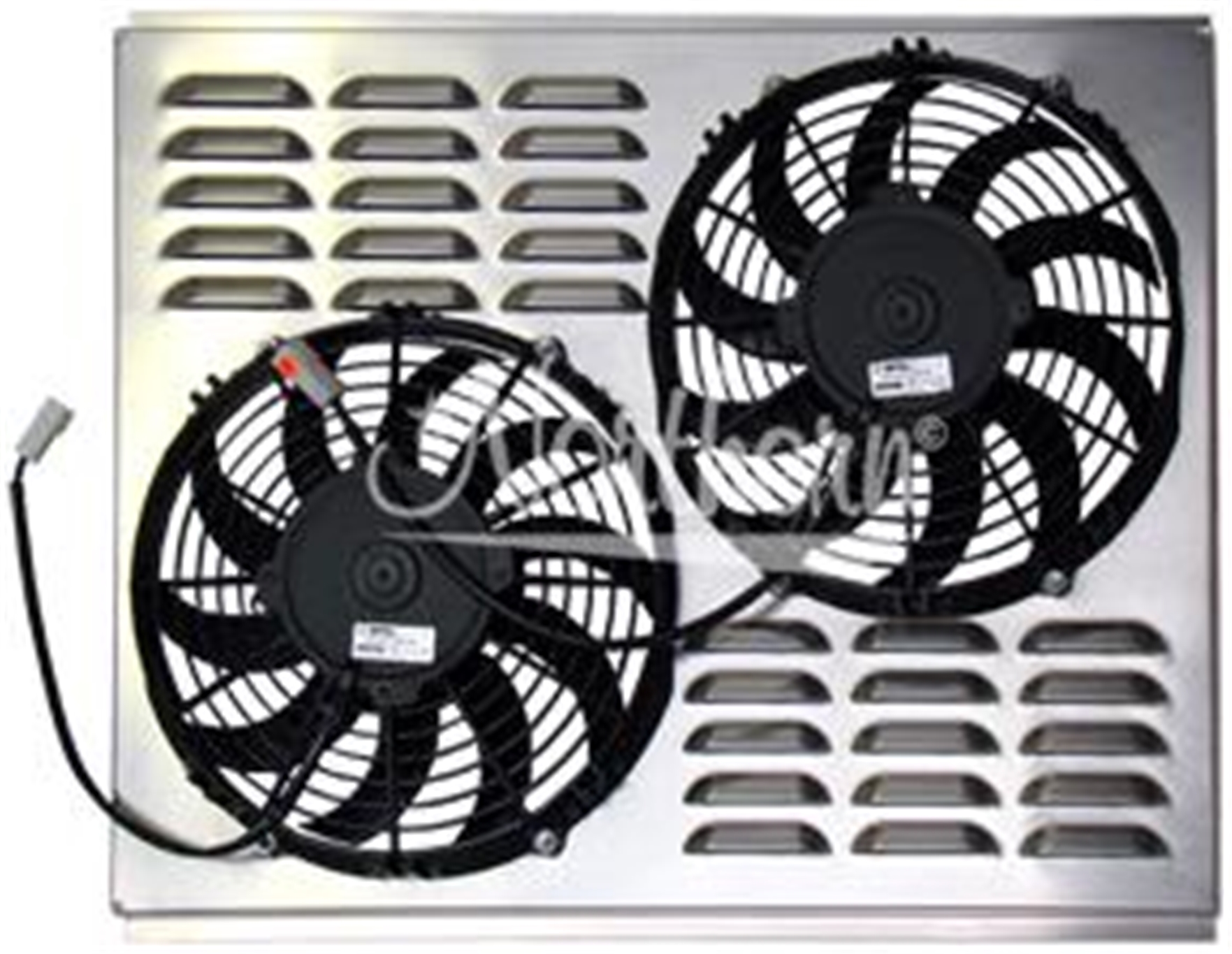 Dual 10" Electric Fan & Shroud (fits 205070 & 71 Rads 66-80 Mopar)
