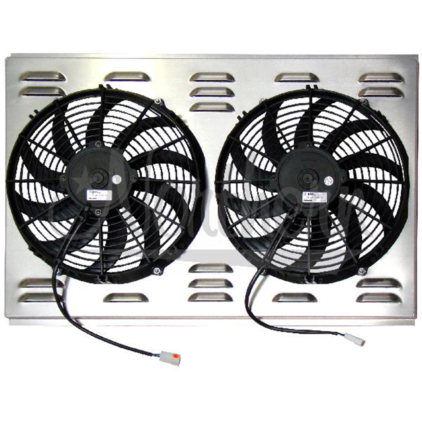 Dual 12" Electric Fan & Shroud (fits 70-81 Firebird & TA)17 5/8 x 27 1/4 x 2 5/8