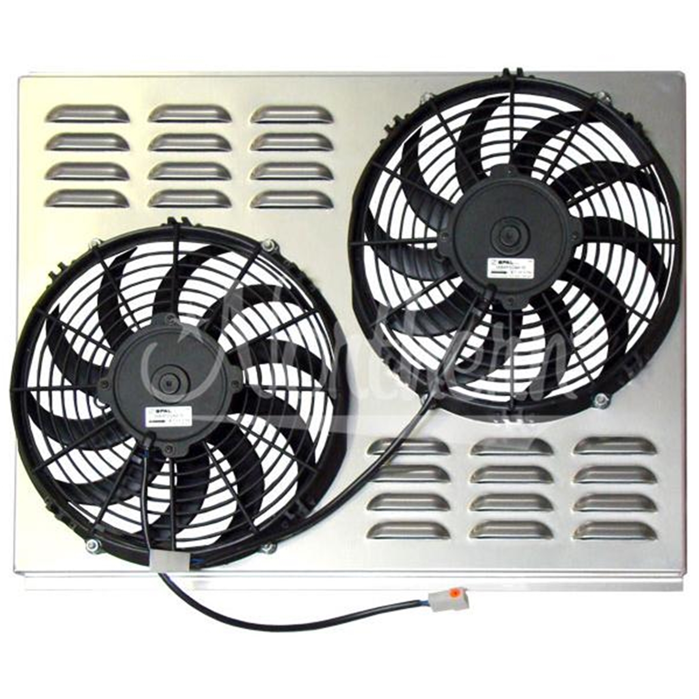 Dual 11" Electric Fan & Shroud (fits 67-69 Camaro, 68-72 Nova BBC)17 5/8 x 23 5/