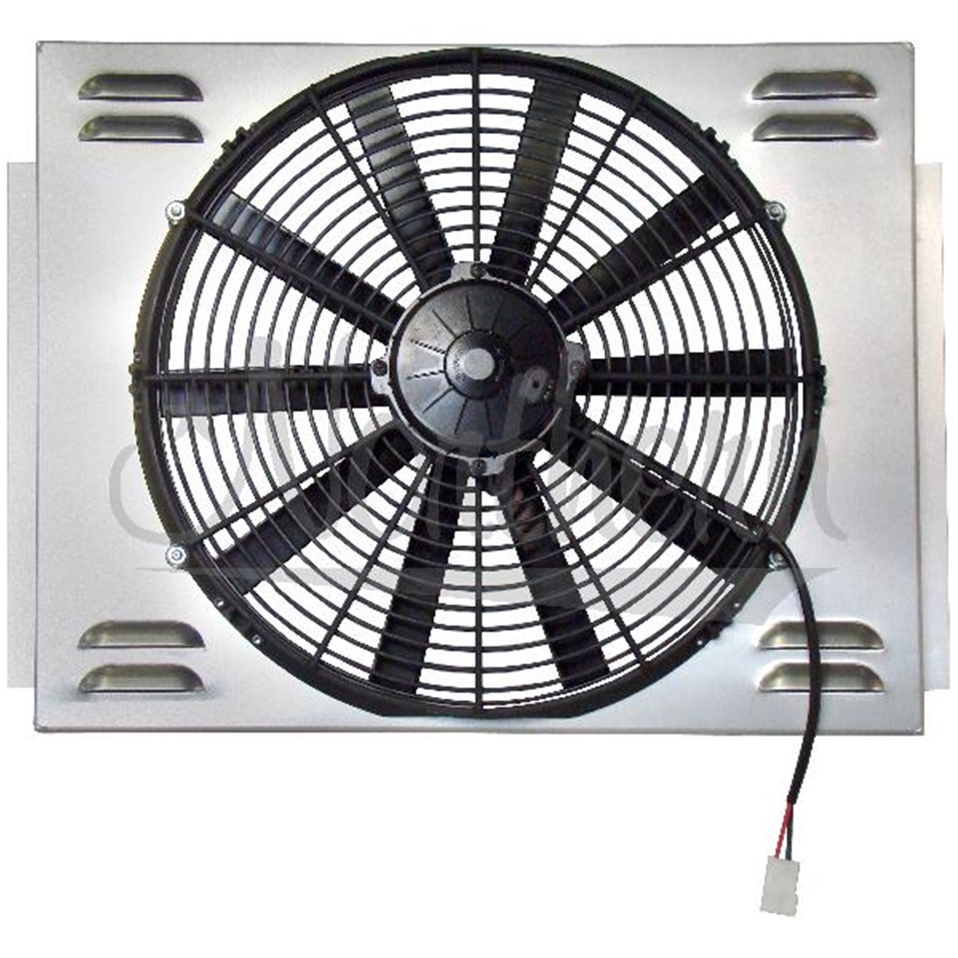 16" Single Electric Fan & Shroud (20 5/8 x 16 3/8 x 4 1/4)