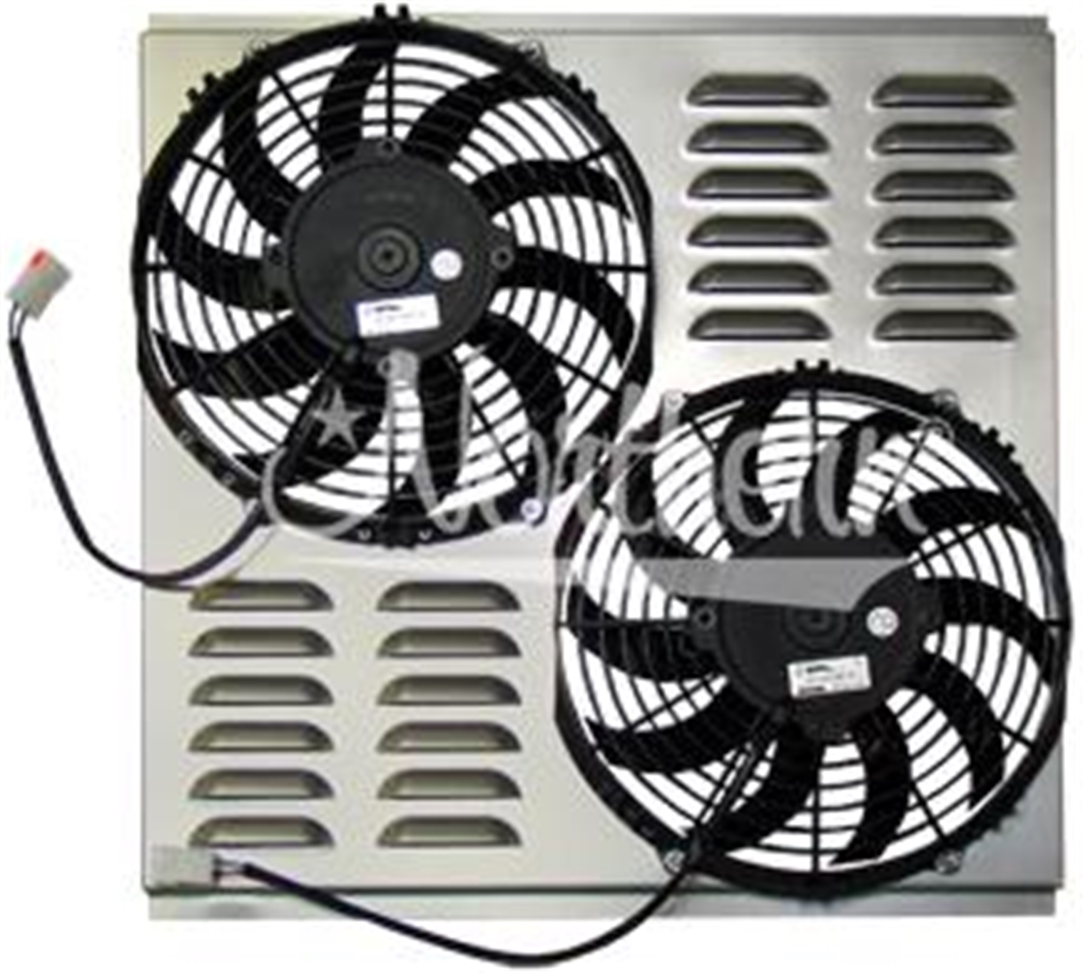 Dual 10" Electric Fan & Shroud (18 3/8 x 19 x 2 5/8)