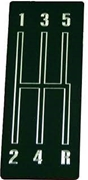 5 & 6 Speed Console Shift Plates