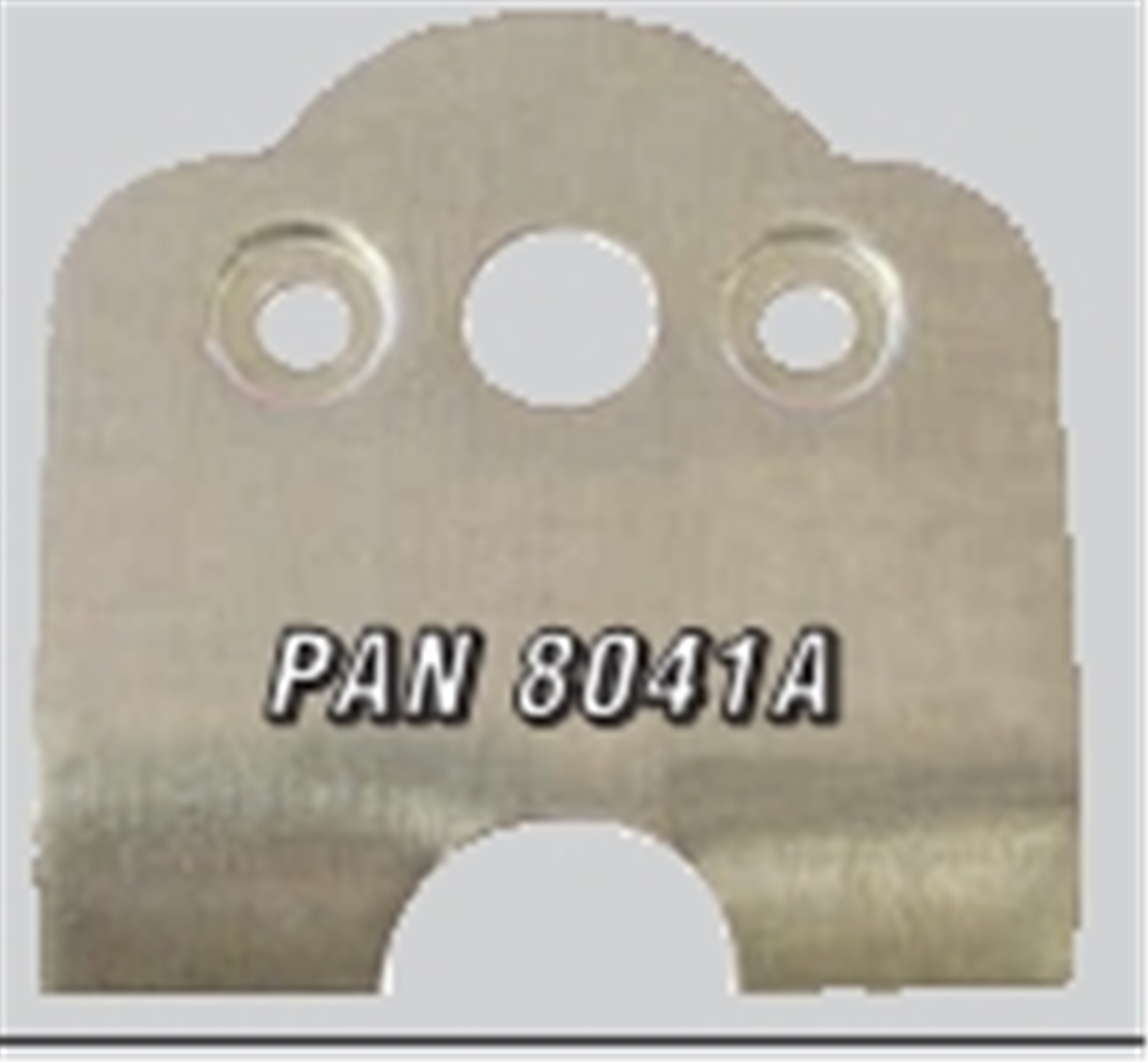 Panelfast Weld Plate Steel Contoured  .280" Ctr Hole 3/4"Spring