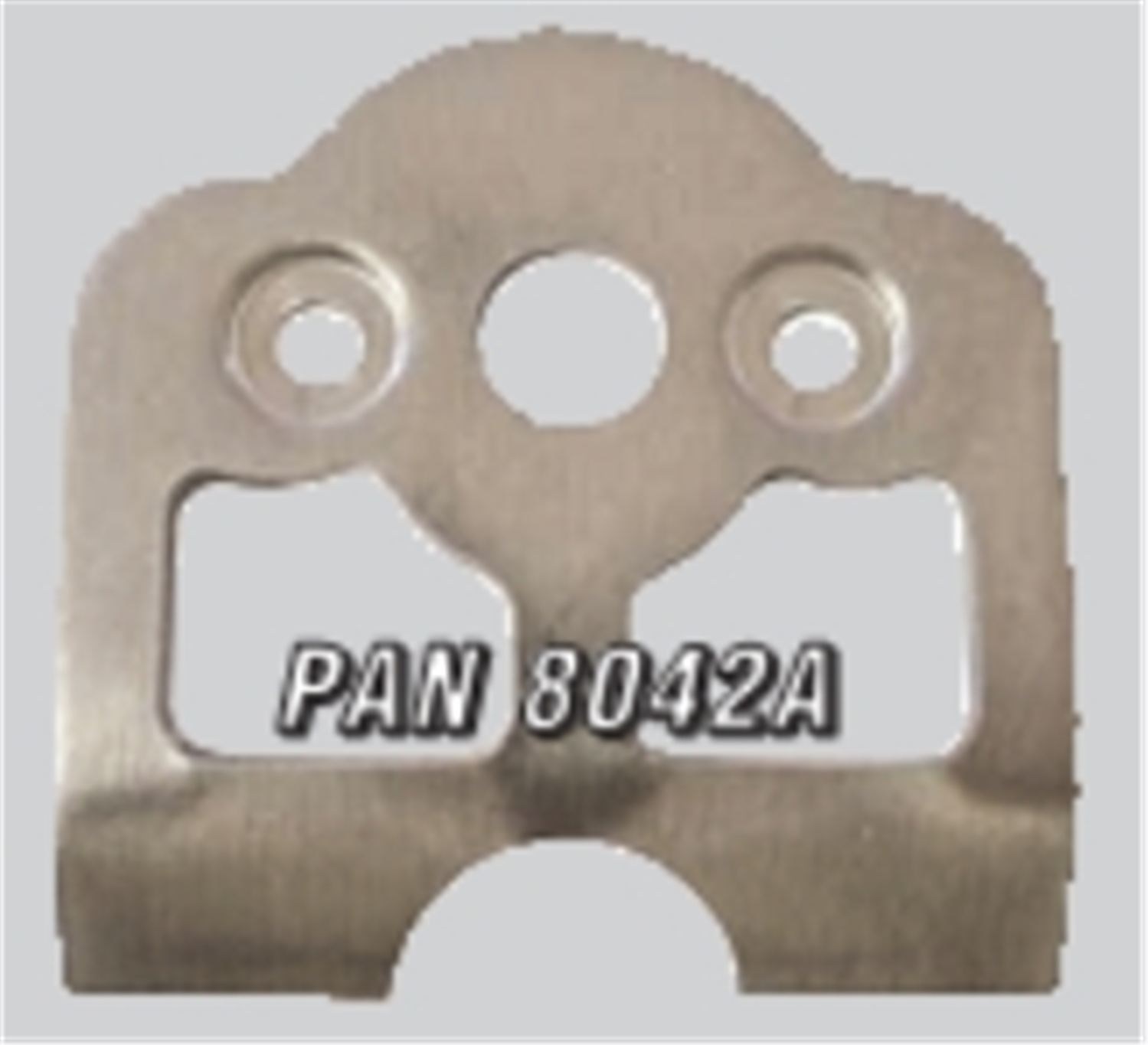 Panelfast Weld Plate Steel Ultra Light.280" Ctr Hole 3/4"Spring